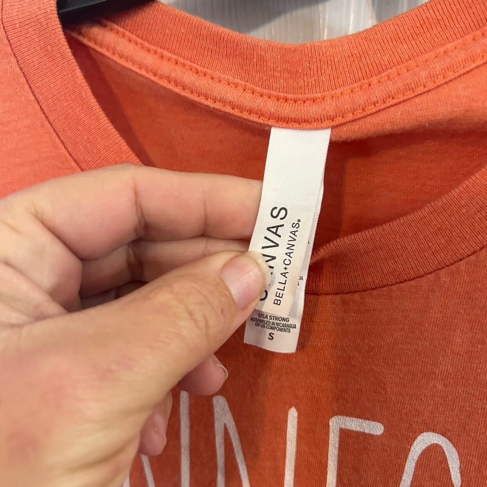 Bella Canvas Orange Tennessee Volunteers Tee - Picture 3 of 3